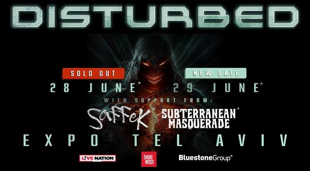 Disturbed EXPO TLV (Pavilion 1) June 28, 2023 tickets.