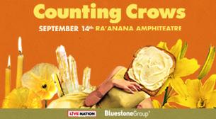 Counting Crows Amphi Park Raanana  September 14, 2022 tickets.