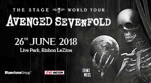 Avenged Sevenfold Rishon Lezion Live Park June 26, 2018 tickets.